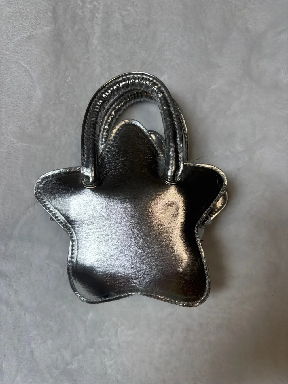 wonder nation Silver Star Shiny Kids Handbag